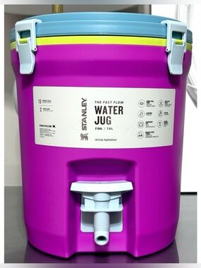 STANLEY Adventure Fast Flow 2 Gal Water Jug, CACTUS FLOWER